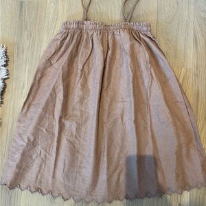 New with tags Rylee + Cru Tan a girls size 8-9 dress